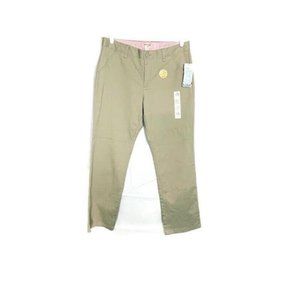 Girls Beige Cat and Jack size 14 Plus School Uniform Pants reinforced knee